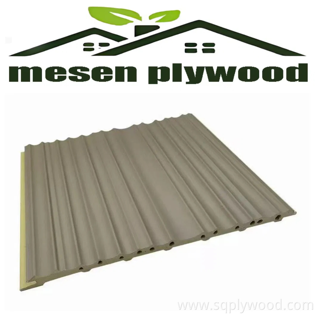 Durable Solid Interior Custom Wood Plastic Wood Composite WPC Wall Panel for Decoration